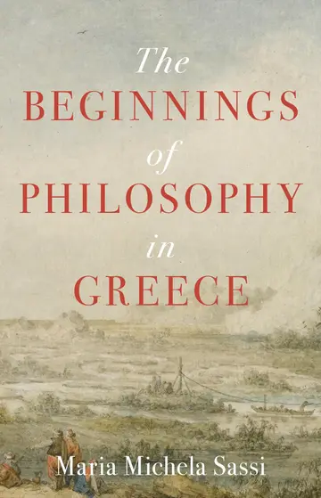 Cover of The Beginnings of Philosophy in Greece