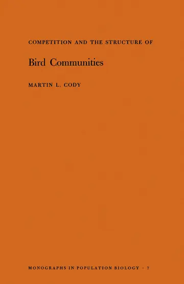 Cover of Competition and the Structure of Bird Communities