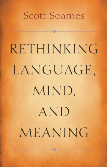 Cover of Rethinking Language, Mind, and Meaning