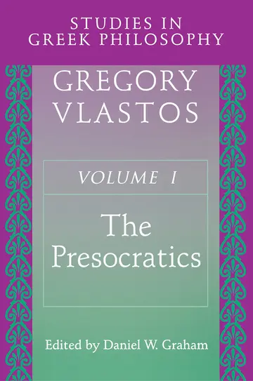Cover of Studies in Greek Philosophy, Volume I