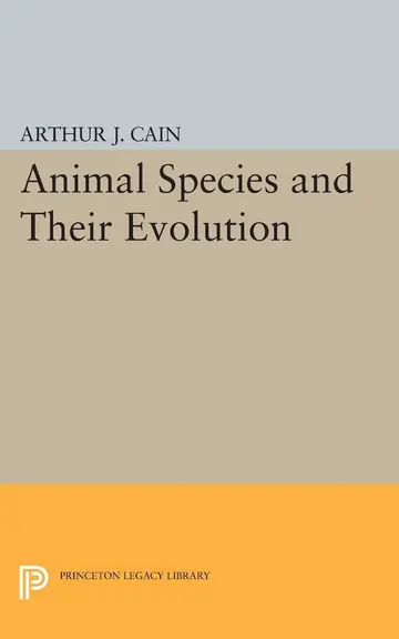Cover of Animal Species and Their Evolution