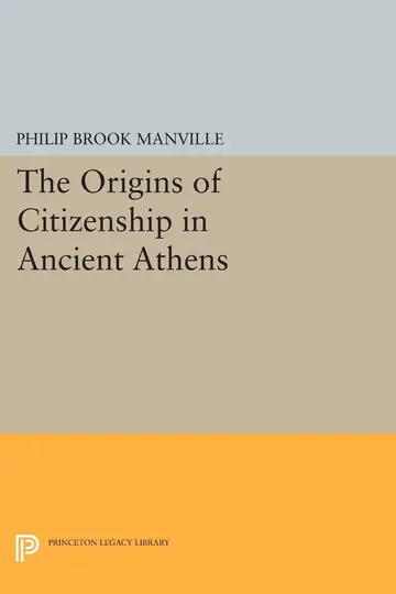 Cover of The Origins of Citizenship in Ancient Athens