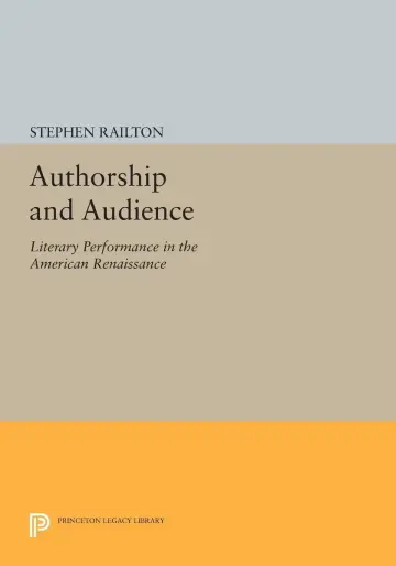 Cover of Authorship and Audience