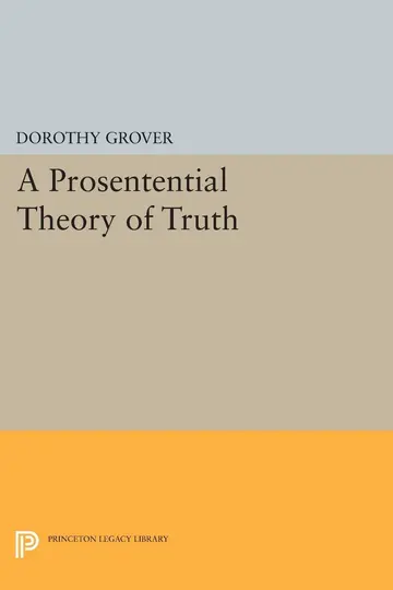 Cover of A Prosentential Theory of Truth