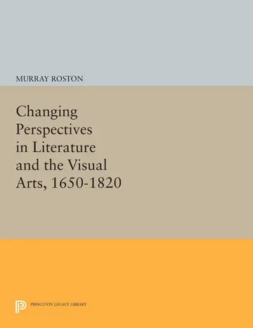 Cover of Changing Perspectives in Literature and the Visual Arts, 1650-1820