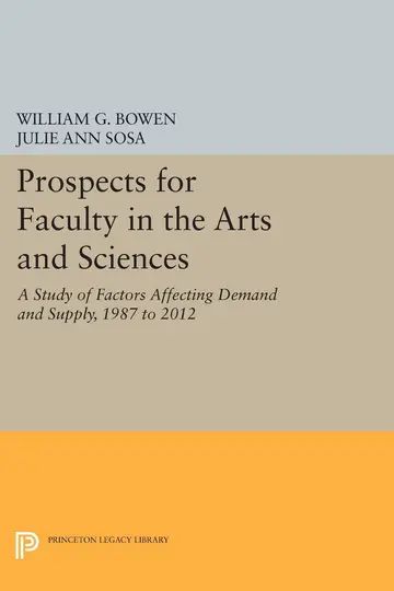 Cover of Prospects for Faculty in the Arts and Sciences
