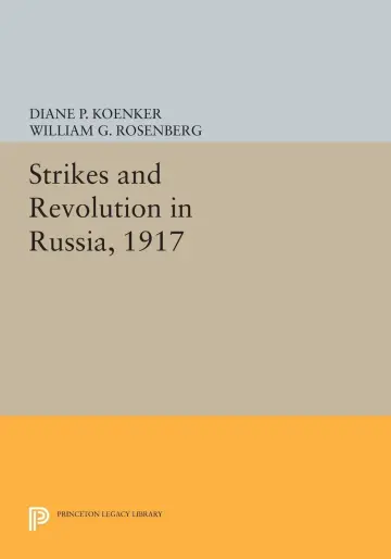 Cover of Strikes and Revolution in Russia, 1917