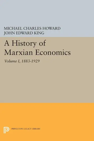 Cover of A History of Marxian Economic Thought