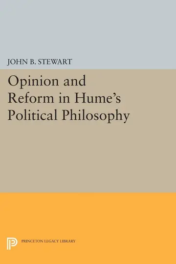 Cover of Opinion and Reform in Hume's Political Philosophy