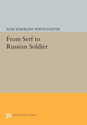 Cover of From Serf to Russian Soldier