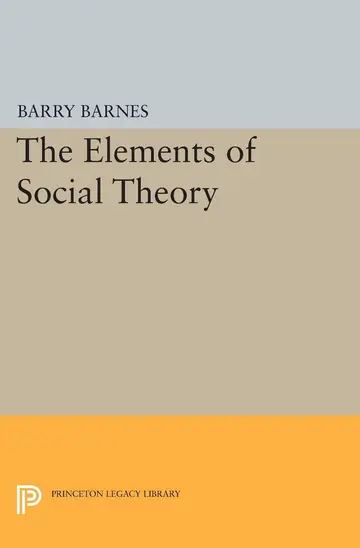 Cover of The Elements of Social Theory