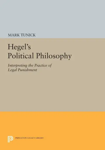 Cover of Hegel's Political Philosophy