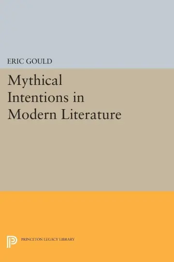 Cover of Mythical Intentions in Modern Literature