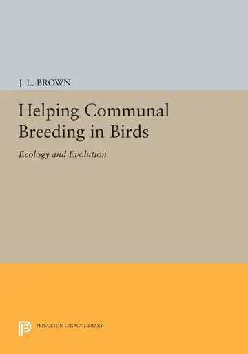 Cover of Helping Communal Breeding in Birds