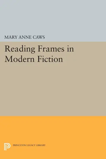 Cover of Reading Frames in Modern Fiction
