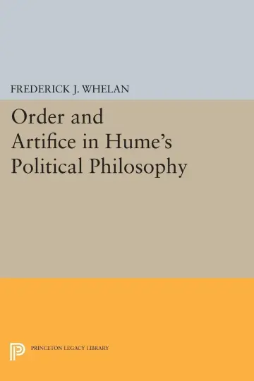 Cover of Order and Artifice in Hume's Political Philosophy
