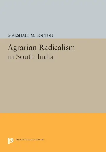 Cover of Agrarian Radicalism in South India