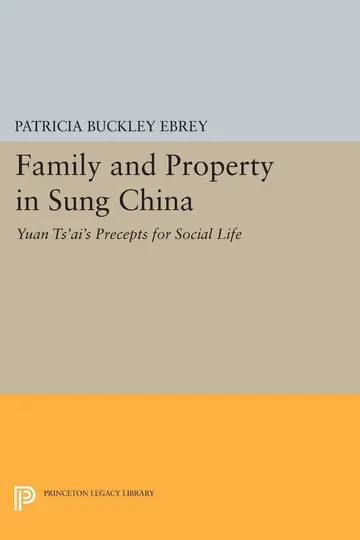 Cover of Family and Property in Sung China