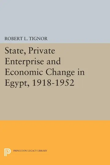Cover of State, Private Enterprise and Economic Change in Egypt, 1918-1952