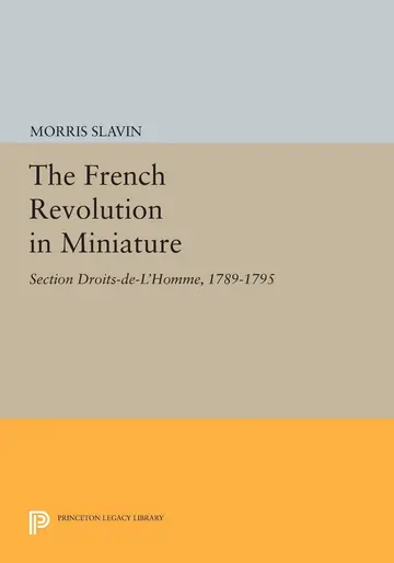 Cover of The French Revolution in Miniature