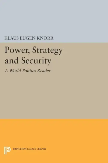 Cover of Power, Strategy and Security