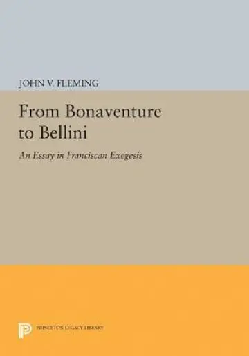 Cover of From Bonaventure to Bellini