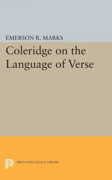 Cover of Coleridge on the Language of Verse