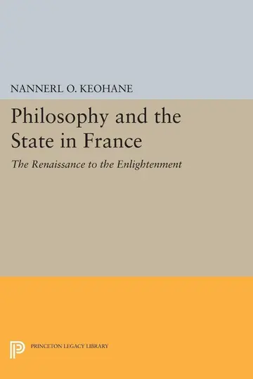 Cover of Philosophy and the State in France