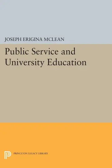 Cover of Public Service and University Education