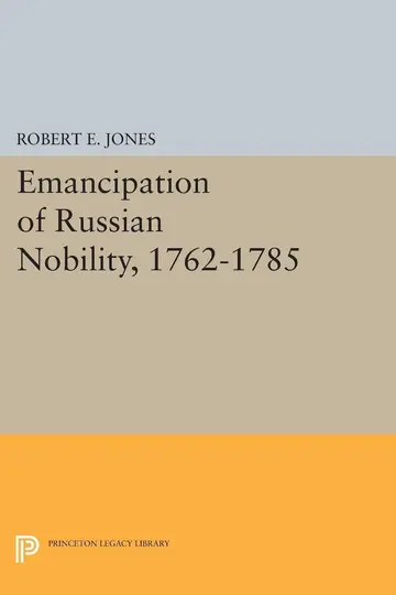 Cover of Emancipation of Russian Nobility, 1762-1785