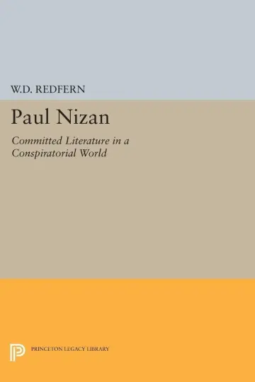 Cover of Paul Nizan