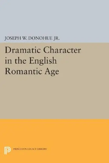 Cover of Dramatic Character in the English Romantic Age