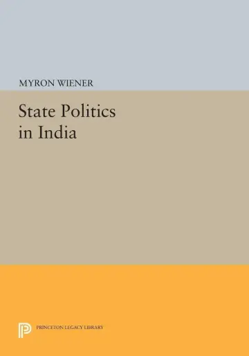 Cover of State Politics in India