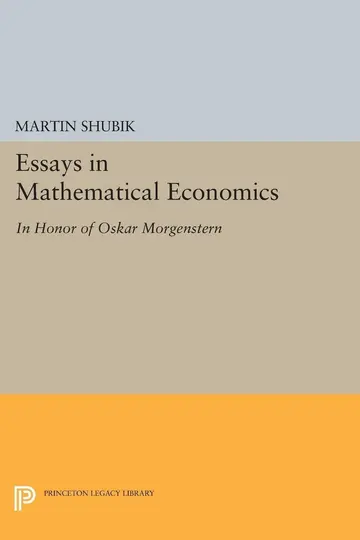 Cover of Essays in Mathematical Economics, in Honor of Oskar Morgenstern