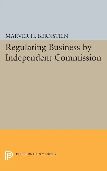 Cover of Regulating Business by Independent Commission