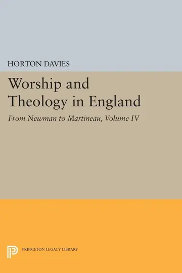 Cover of Worship and Theology in England, Volume IV