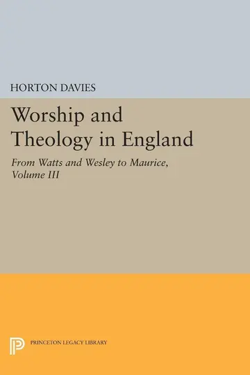 Cover of Worship and Theology in England, Volume III