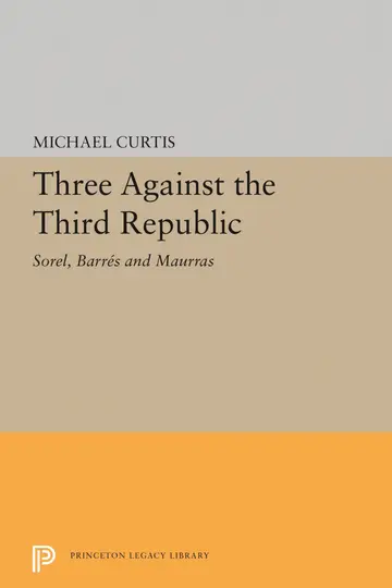 Cover of Three Against the Third Republic