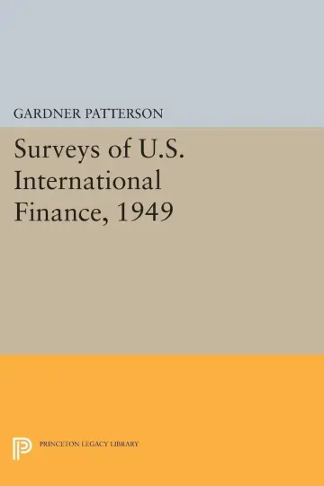 Cover of Surveys of U.S. International Finance, 1949