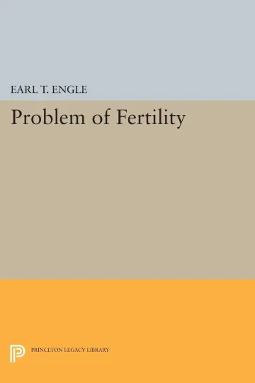 Cover of Problem of Fertility