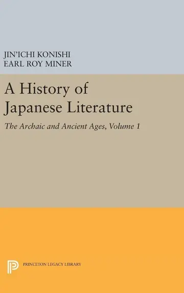Cover of A History of Japanese Literature