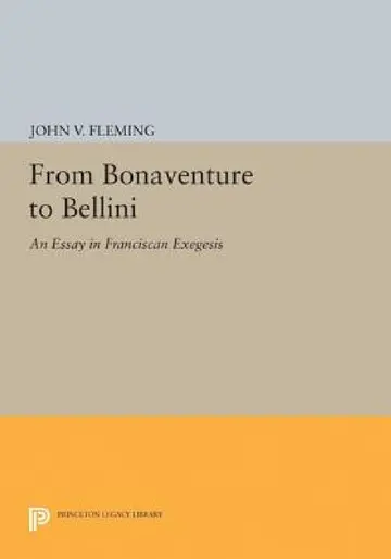 Cover of From Bonaventure to Bellini