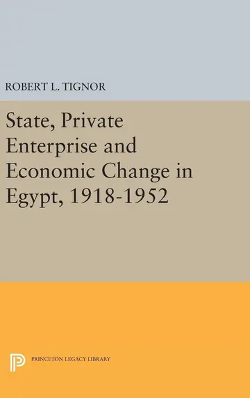 Cover of State, Private Enterprise and Economic Change in Egypt, 1918-1952