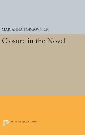 Cover of Closure in the Novel