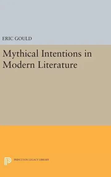 Cover of Mythical Intentions in Modern Literature
