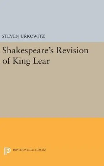 Cover of Shakespeare's Revision of King Lear