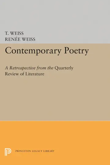 Cover of Contemporary Poetry