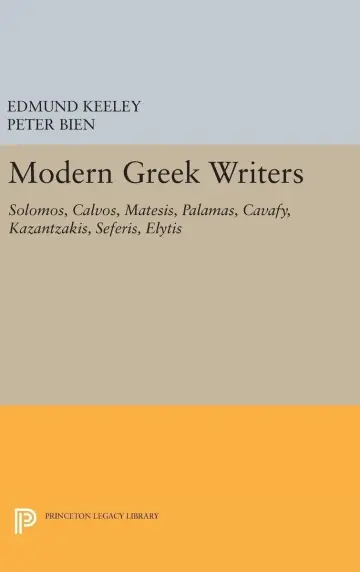 Cover of Modern Greek Writers