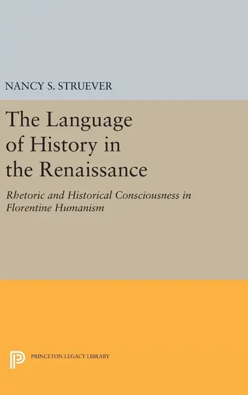 Cover of The Language of History in the Renaissance