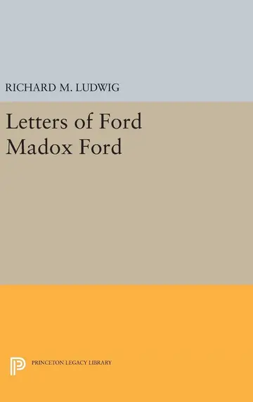 Cover of Letters of Ford Madox Ford
